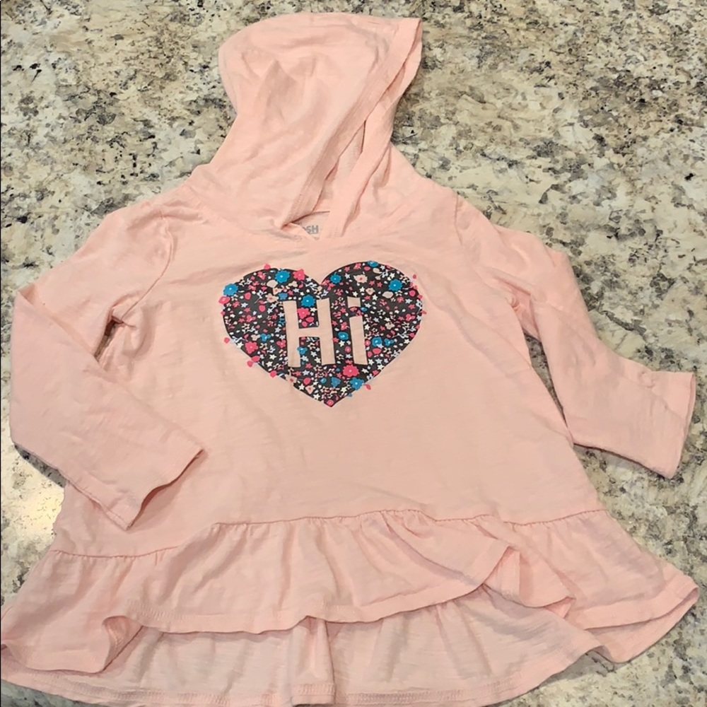 Hi-low OshKosh hooded shirt